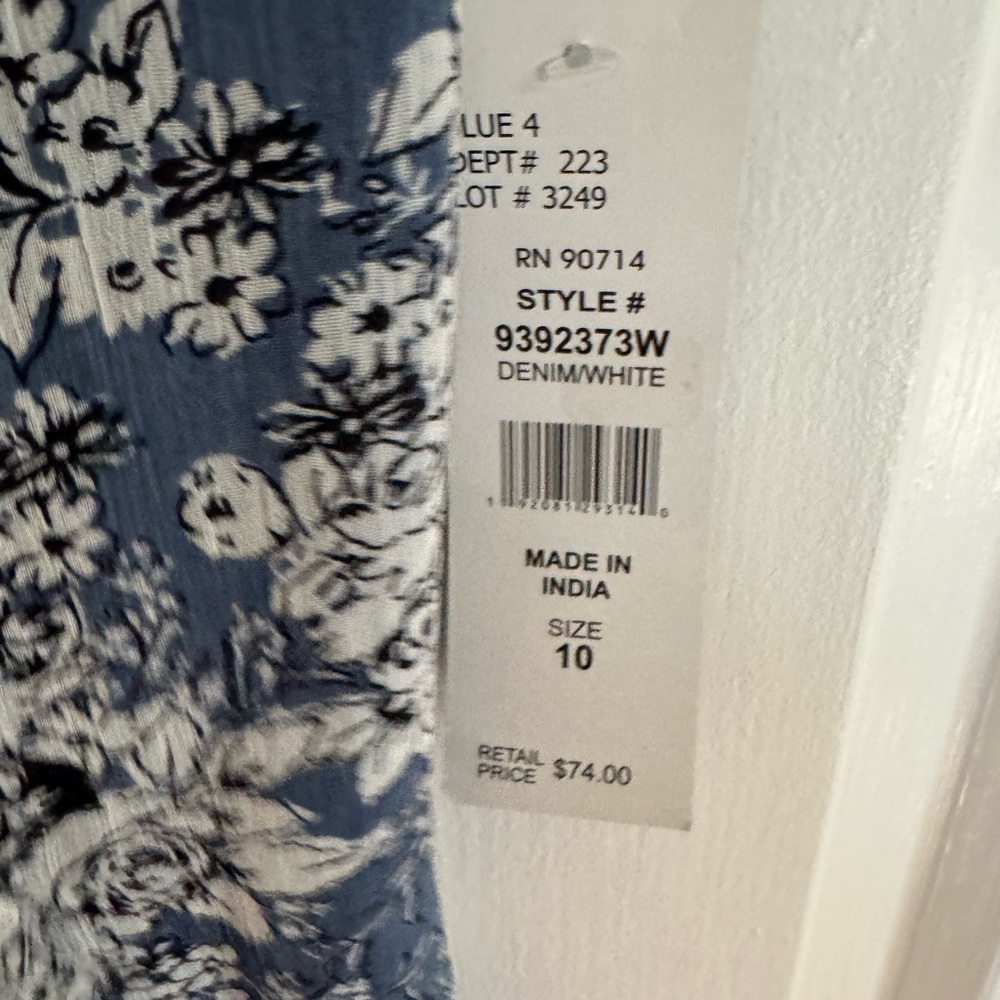 MKS Floral dress . NWT size 10 - Picture 9 of 11